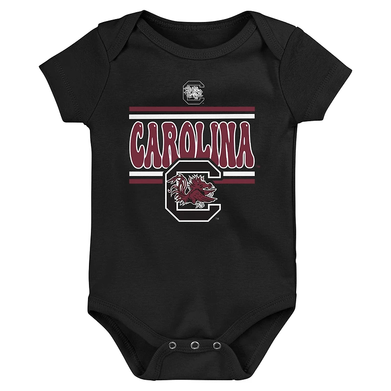 Ensemble de 3 bodies pour bébé South Carolina Gamecocks Sunday Comics