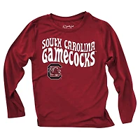 Infant Wes & Willy  South Carolina Gamecocks Long Sleeve Top and Striped Tri-Blend Leggings Set