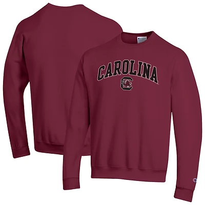 Sweat-shirt à enfiler avec logo Arch Over Champion Garnet South Carolina Gamecocks pour homme