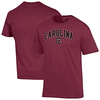 Men's Champion  Garnet South Carolina Gamecocks Arch Over Logo T-Shirt