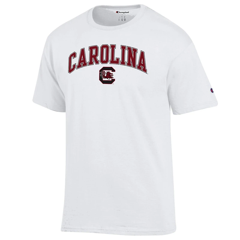 T-shirt blanc avec logo Arch Over Champion South Carolina Gamecocks pour homme