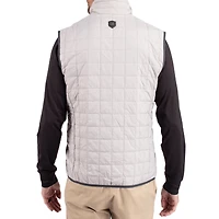Men's Cutter & Buck  Gray South Carolina Gamecocks Rainier Eco Insulated PrimaLoft Full-Zip Puffer Vest