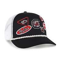 Casquette ajustable pour homme « 47 » noire et blanche des Gamecocks de Caroline du Sud