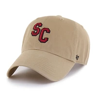 Casquette ajustable « 47 Khaki South Carolina Gamecocks Vault Clean Up » pour homme