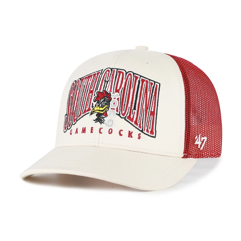 Men's '47  Natural South Carolina Gamecocks Drawbridge Trucker Adjustable Hat