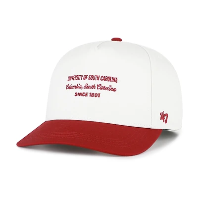 Casquette ajustable bicolore « 47 White South Carolina Gamecocks » pour homme