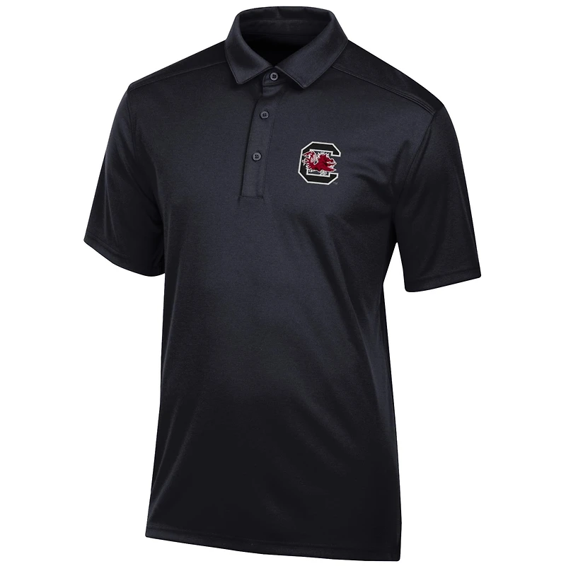 Men's Black South Carolina Gamecocks Classic Jacquard Polo