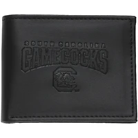 Portefeuille hybride à deux volets pour homme, noir, aux couleurs des Gamecocks de Caroline du Sud