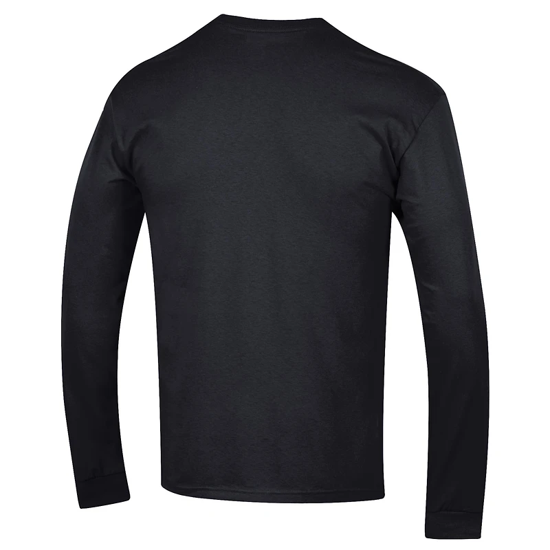 T-shirt à manches longues noir avec logo des anciens Gamecocks de Caroline du Sud