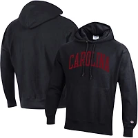 Sweat à capuche coupe décontractée Champion Black South Carolina Gamecocks Team Arch Reverse Weave pour homme