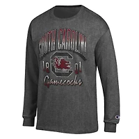 Men's Champion  Charcoal South Carolina Gamecocks Bold Long-Sleeve T-Shirt