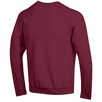 Men's Champion  Garnet South Carolina Gamecocks Basic Arch Fleece Pullover Sweatshirt