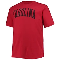 Men's Champion Garnet South Carolina Gamecocks Big & Tall Arch Team Logo T-Shirt