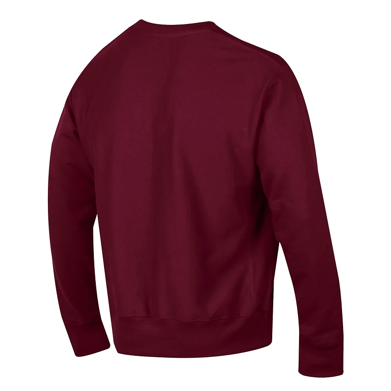Sweat-shirt à tissage inversé Champion Garnet South Carolina Gamecocks pour homme
