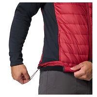 Men's Columbia  Black/Garnet South Carolina Gamecocks Out-Shield Hybrid Full-Zip Hoodie Jacket
