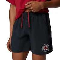 Men's Columbia Black South Carolina Gamecocks PFG Terminal Roamer™ Omni-Shade™ Stretch Shorts