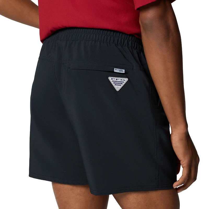 Men's Columbia Black South Carolina Gamecocks PFG Terminal Roamer™ Omni-Shade™ Stretch Shorts