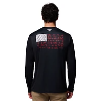 Men's Columbia  Black South Carolina Gamecocks PHG Terminal Shot Long Sleeve T-Shirt