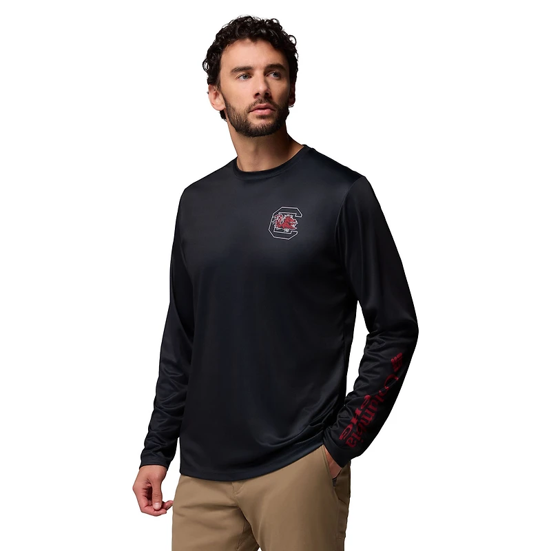 T-shirt à manches longues PHG Terminal Shot pour homme, noir, des Gamecocks de Caroline du Sud Columbia