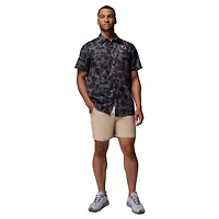Chemise boutonnée noire Columbia South Carolina Gamecocks Super Slack Tide Omni-Wick pour homme