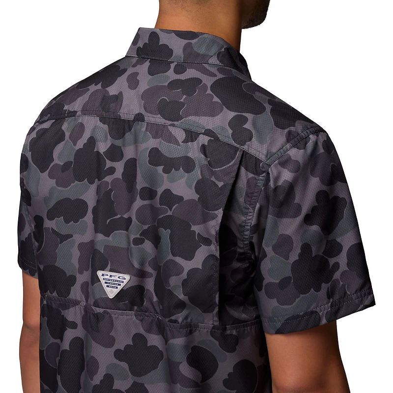 Men's Columbia Black South Carolina Gamecocks Super Slack Tide Omni-Wick Button-Up Shirt