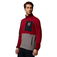Pull-over demi-zip Omni-Wick Hike pour homme Columbia grenat/gris South Carolina Gamecocks