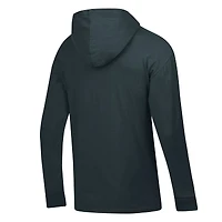 T-shirt à capuche manches longues ComfortWash Charcoal pour homme, South Carolina Gamecocks