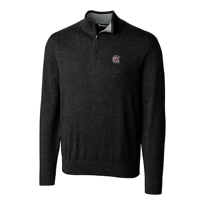 Veste demi-zipée Lakemont pour homme, couleur noire, des South Carolina Gamecocks, de coupe grande et taille.
