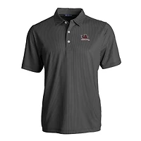 Men's Cutter & Buck Black South Carolina Gamecocks Big Tall Pike Eco Symmetry Print Stretch Recycled Polo