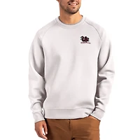 Pull recyclé Cutter & Buck gris pour homme, modèle Roam des South Carolina Gamecocks.
