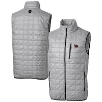 Gilet matelassé isolant entièrement zippé PrimaLoft Eco pour homme, gris, des Gamecocks de Caroline du Sud, Vault Rainier