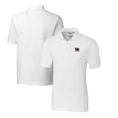 Polo piqué Advantage Tri-Blend DryTec pour homme, blanc, de couleur grande taille, des Gamecocks Caroline du Sud, Cutter & Buck
