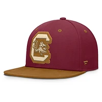 Casquette ajustée NoBo pour homme, couleur grenat/marron, des Gamecocks de Caroline du Sud
