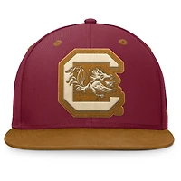 Casquette ajustée NoBo pour homme, couleur grenat/marron, des Gamecocks de Caroline du Sud