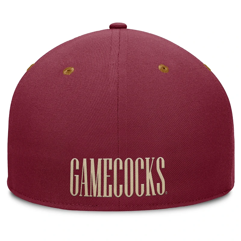 Casquette ajustée NoBo pour homme, couleur grenat/marron, des Gamecocks de Caroline du Sud