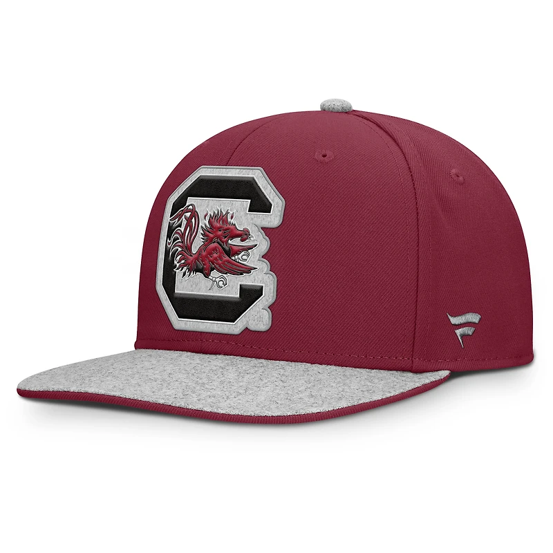 Casquette snapback en loden pour homme Fanatics Garnet South Carolina Gamecocks