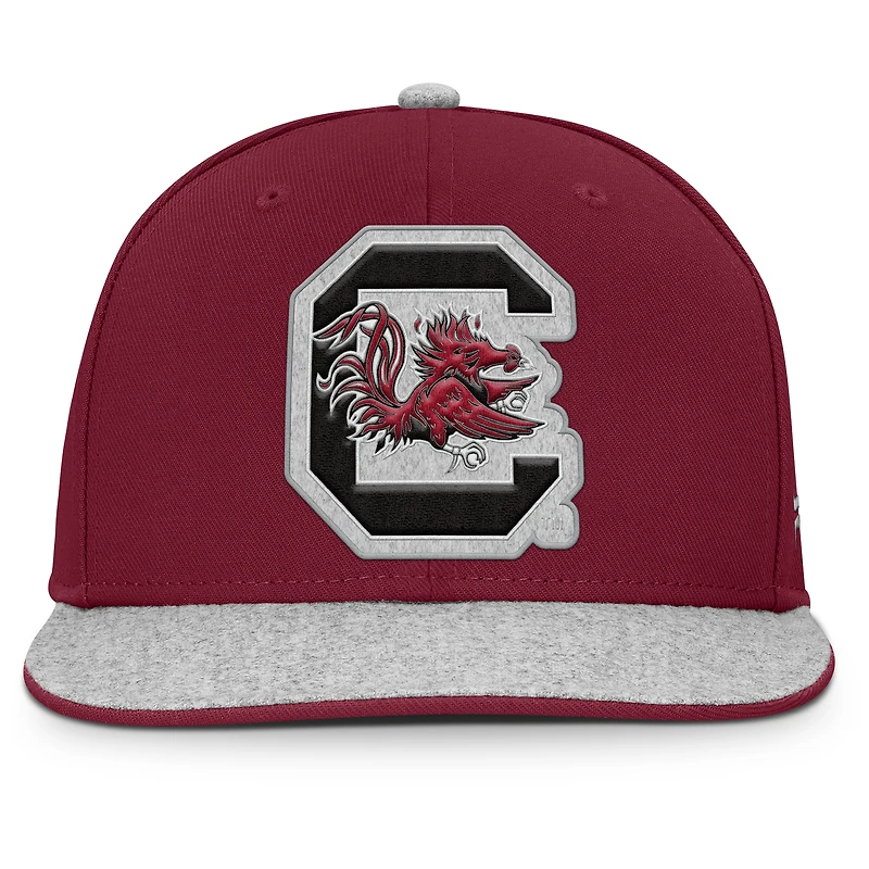 Casquette snapback en loden pour homme Fanatics Garnet South Carolina Gamecocks