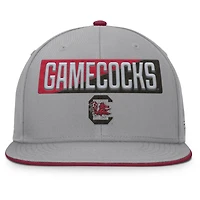 Casquette snapback grise Fanatics pour homme, Gamecocks de Caroline du Sud