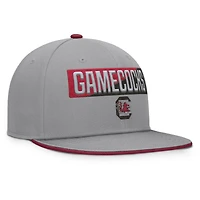 Casquette snapback grise Fanatics pour homme, Gamecocks de Caroline du Sud