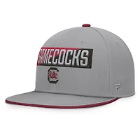 Casquette snapback grise Fanatics pour homme, Gamecocks de Caroline du Sud