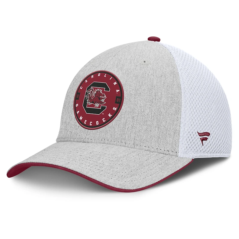 Casquette Trigger Flex gris chiné pour homme des Gamecocks de Caroline du Sud Fanatics