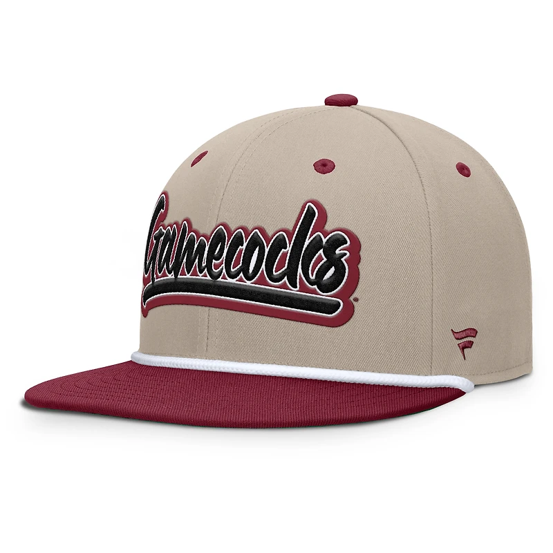 Casquette ajustée Fanatics kaki/grenat South Carolina Gamecocks Colt pour homme