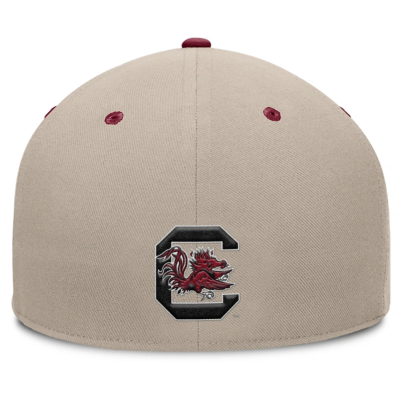 Men's Fanatics Khaki/Garnet South Carolina Gamecocks Colt Fitted Hat
