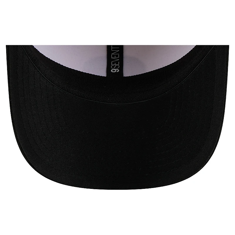 Casquette ajustable New Era 9SEVENTY en velours côtelé crème/noir pour homme des Gamecocks de Caroline du Sud