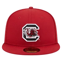 Casquette ajustée 59FIFTY pour homme New Era Garnet South Carolina Gamecocks