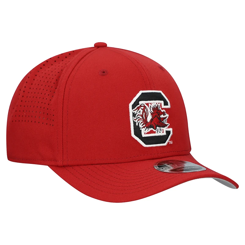 Casquette ajustable New Era 9SEVENTY pour homme, couleur grenat, Gamecocks de Caroline du Sud