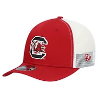 Casquette ajustable New Era 9SEVENTY COOLERA pour homme, couleur grenat, Gamecocks de Caroline du Sud