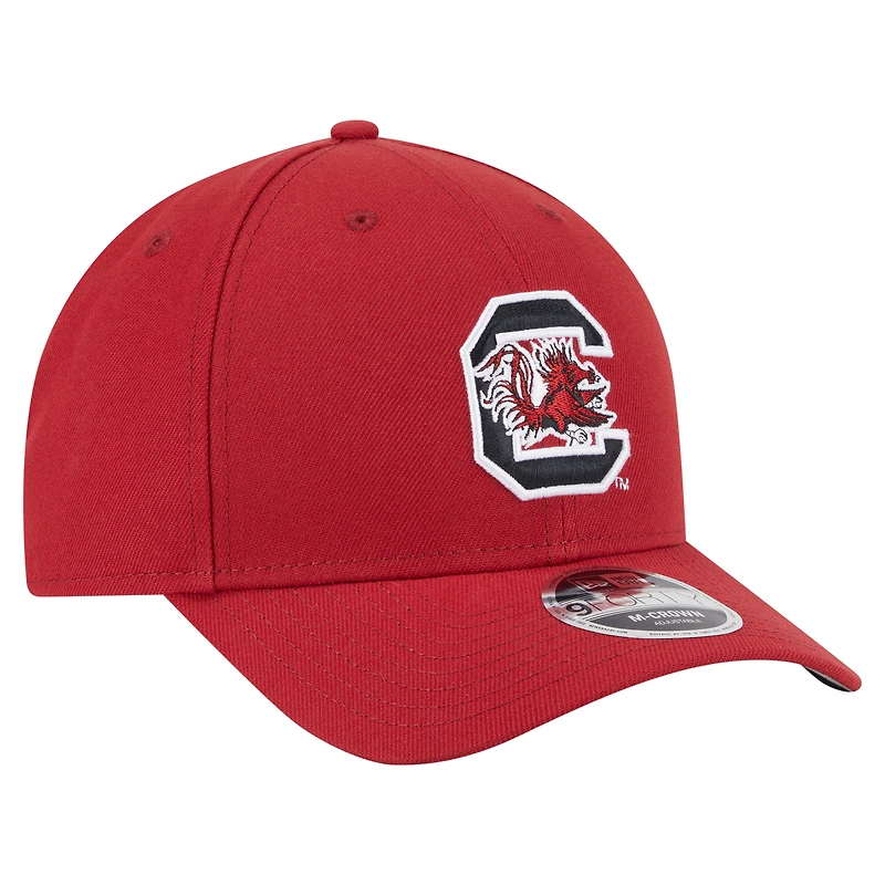 Men's New Era Garnet South Carolina Gamecocks Team Collective 9FORTY M-Crown Adjustable Hat