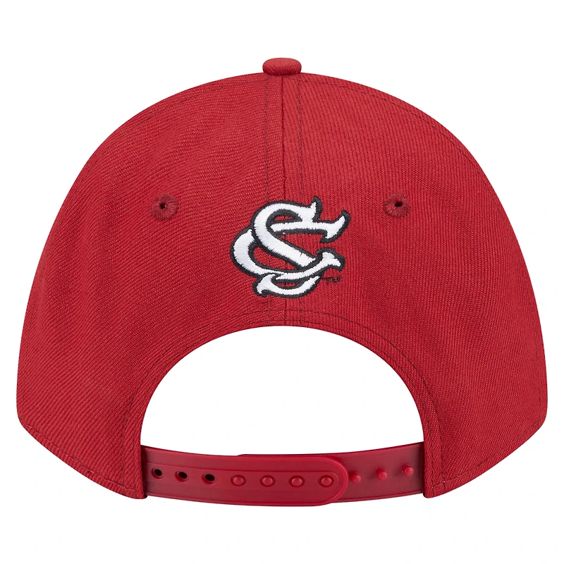 Men's New Era Garnet South Carolina Gamecocks Team Collective 9FORTY M-Crown Adjustable Hat