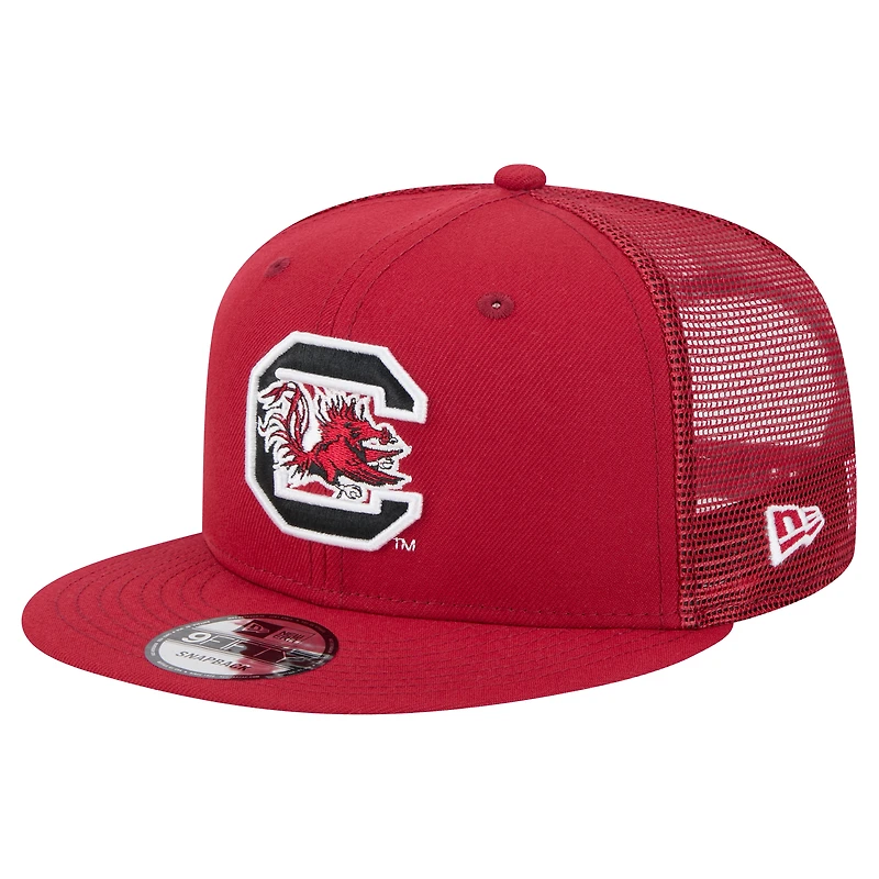Casquette Snapback 9FIFTY Trucker pour homme New Era Garnet South Carolina Gamecocks